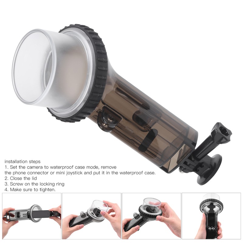 60M Waterproof Case Camera Protective Shell Underwater Diving Surfing for