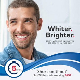 Plus White Speed Whitening Gel - Works in 5 Minutes - Professional Teeth Whitening w/Dentist Approved Ingredient (2 oz)