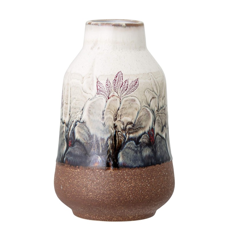 Bloomingville Vase, brown, black, green, natural, ceramic