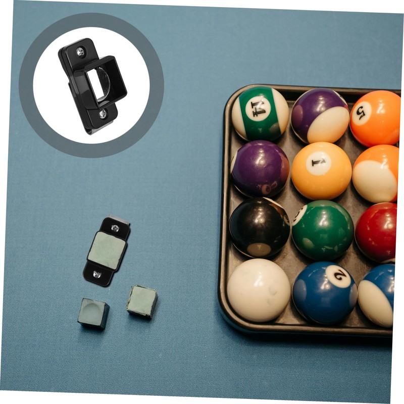 Kisangel Snooker Pool Chalk Holder Magnetic Billiard Accessory Clamp for