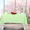 Table Cover, Tablecloth, Waterproof for Home Restaurant(Green Grid)