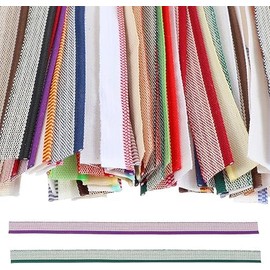 24PCS Book Binding Headbands Endbands 11.8 Inches Long Medium Cotton Book Headband Book Binding Kit for Beginners Bookbinding Book Decor, 0.5 Inch Wide (24 Color)