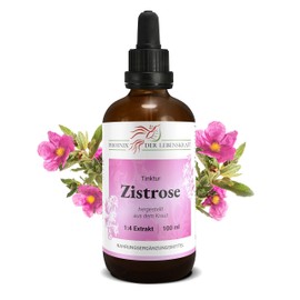 Cistus Incanus Tincture 100 ml | Cistus Incanus Drops (1:4 Extract) | Premium Quality from Austria | Vegan Dietary Supplement | Sun Rose, Rock Rose, Labdanum, Cistus Bush, Rubber Rock Rose
