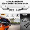 Motorcycle LED Turn Signal Rearview Mirrors Compatible with 2011 2013