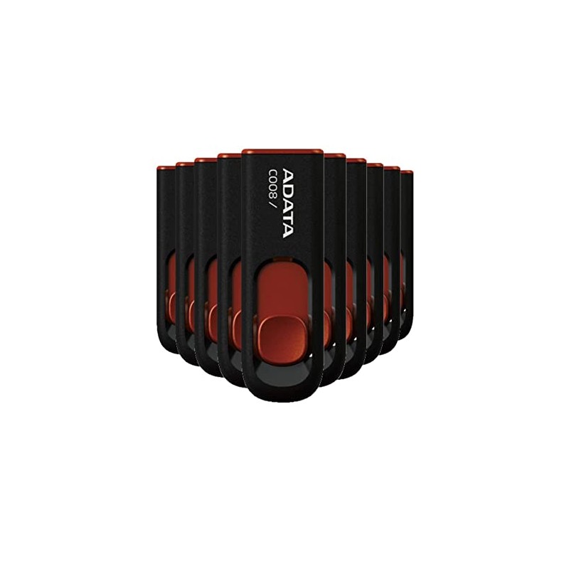 PSA ADATA Memoria USB 16 GB, Kit de 10 Pïezas,