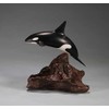 ORCA sculpture by John Perry 6in long Medium Down-tail version