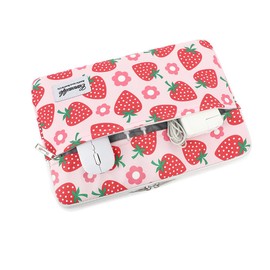Canvaslife Pattern 13 inch Canvas Laptop Sleeve with Pocket 13 inch 13.3 inch Laptop 13 case13 Sleeve (Strawberry)