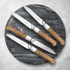 Hampton Forge Sfs51L04Wb Lynden Set Of 4 Olive Wood Steak
