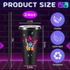 Uiifan 16 Pcs 50's Party Decorations 1950's Reusable Cups with
