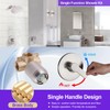Brushed Nickel Shower Faucet - Single Function Shower Trim Kit