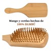 Mololan Kit De Peines De Sándalo Natural Desenredar Cabello Rizado