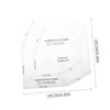 LIFKOME 3pcs Acrylic Sewing Ruler Professional Bowl Batting Templates for