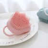 Silicone Bath Brush, Compact Lightweight Accessory for Travel and Daily