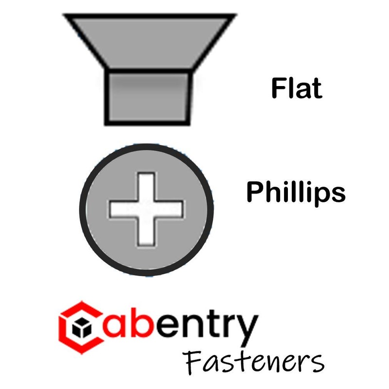 Cabentry Brand | Wood Screws | Flat Head | Phillips