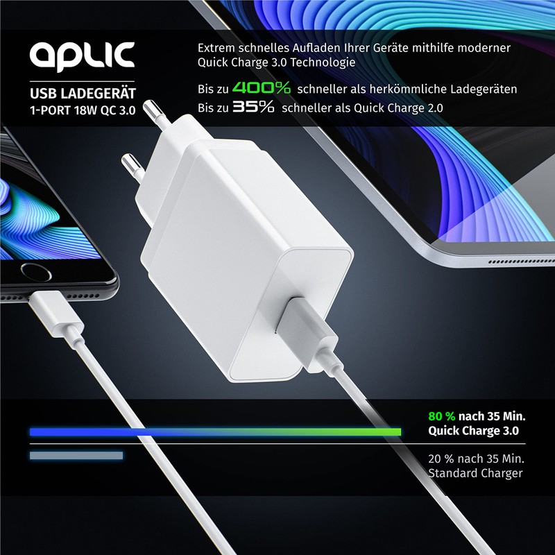 CSL USB Charger 18 W Quick Charge 3.0 - Power