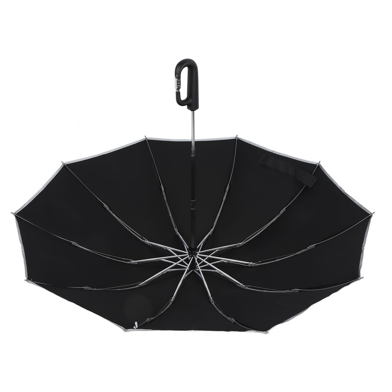 Automatic Umbrella Reflective Safety Strip Ring Buckle Umbrella Windproof Portable