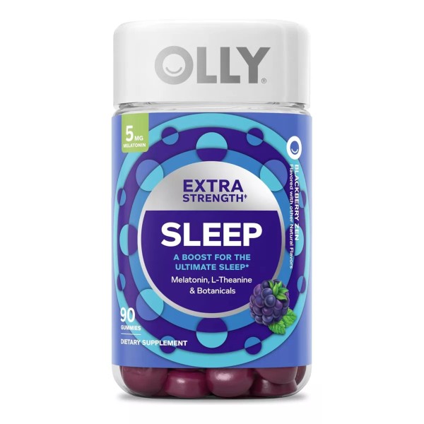 Olly Extra Sleep Strength Dormir Melatonina 5 Mg 90 Gomitas Sabor MORAS