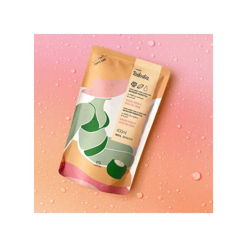 Respuesto Crema Mango Rosa y Agua De Coco Tododia Natura