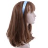 1 Satin Headband - Light Blue