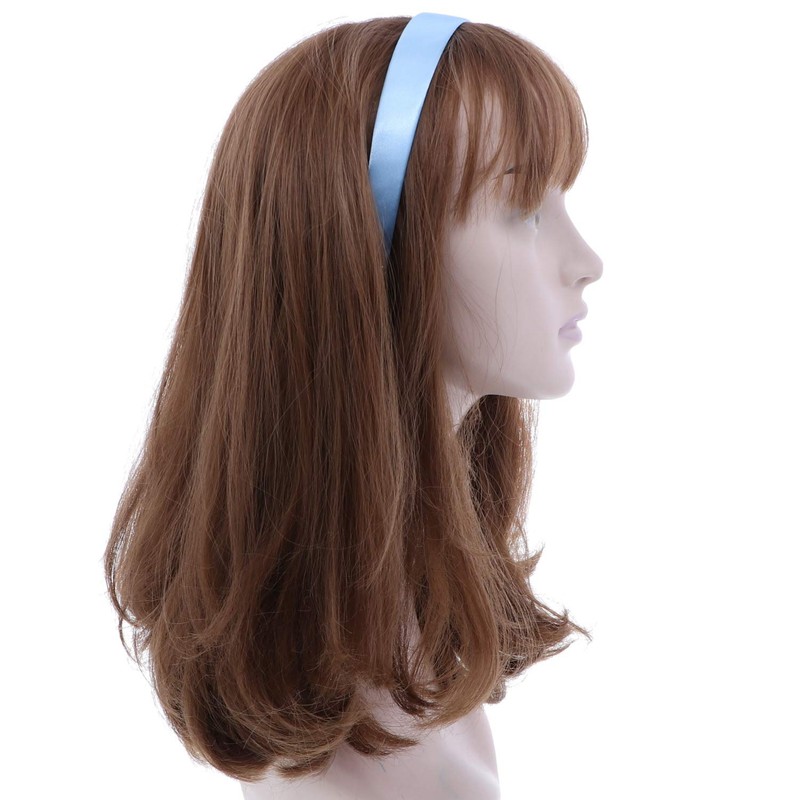 1 Satin Headband - Light Blue