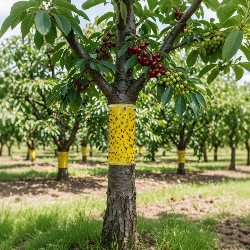 10 m Nastro Collante Biadesivo per Alberi, 25 cm