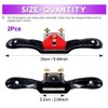 Swpeet 2Pcs 10'' Adjustable SpokeShave with Flat Base, Metal Blade