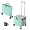 Folding Utility Cart Portable Rolling Crate Handcart with Durable Heavy