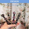 STAFANIE Sparkling crystal stone braided hair clips Braided hair clips