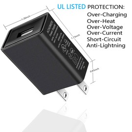 Rapid Charger for LG G Pad - [UL Listed] for LG G Pad X F 7 8 8.3 10.1 V400 V410 VK410 V495 V500 V510 V520 V530 V930 V940 LK430 VK810 VK815 LGV400W LGV700 Tablet Charger Replacement with 5FT Cable