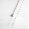 HUAN XUN Stainless Steel Initial A Bracelet Bridesmaid Wedding Gift