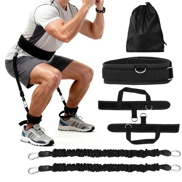 COSYOO Vertical Jump Trainer, Leg Strength Resistance Belt, Jump Training