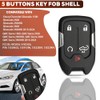 5 Button Key Fob Case for Chevy Silverado GMC Sierra