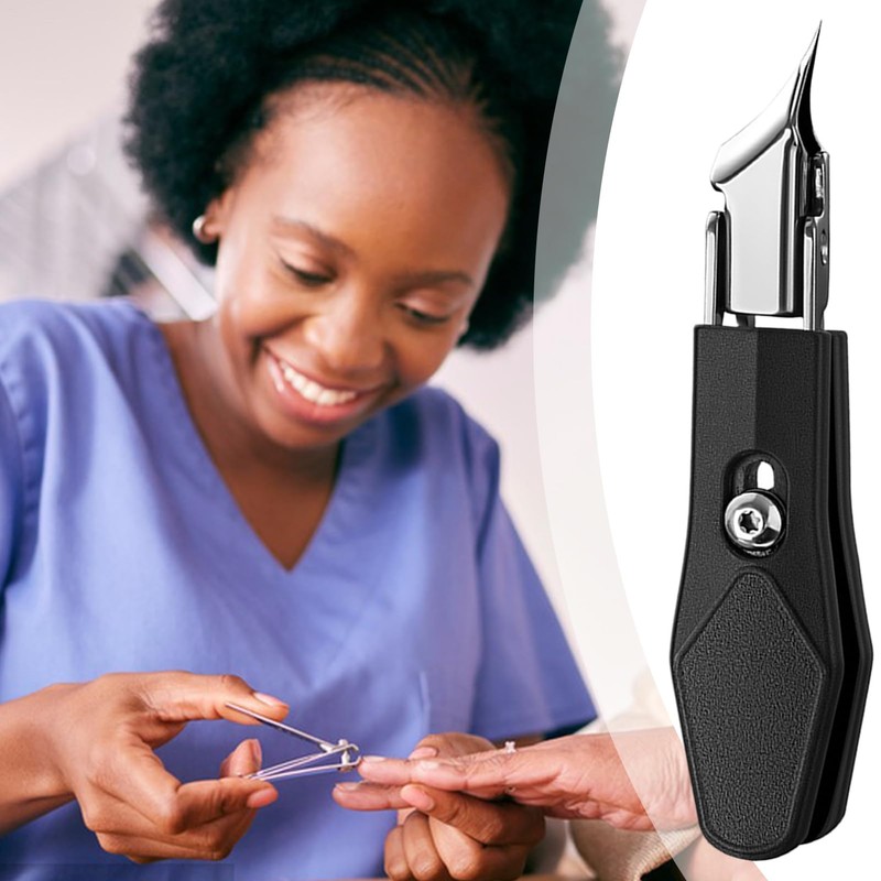 Slanted Nail Clippers, Curved Toenail Clippers, Professional Precision Cutter Trimmer