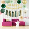 Sage Green Retirement Party Decorations, Happy Retirement Banner, Tissue Paper