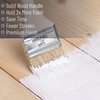 Bates- Natural Bristle Brush Set - Assorted Sizes, 24 Pack,