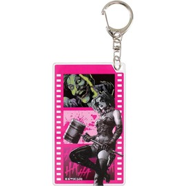 Tees Factory JOKER Folie A Do Film Key Chain Joker & Harley Quinn DC-5546488JH
