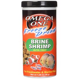 (3 Pack) Omega One Freeze Dried Brine Shrimp 1.28 Oz