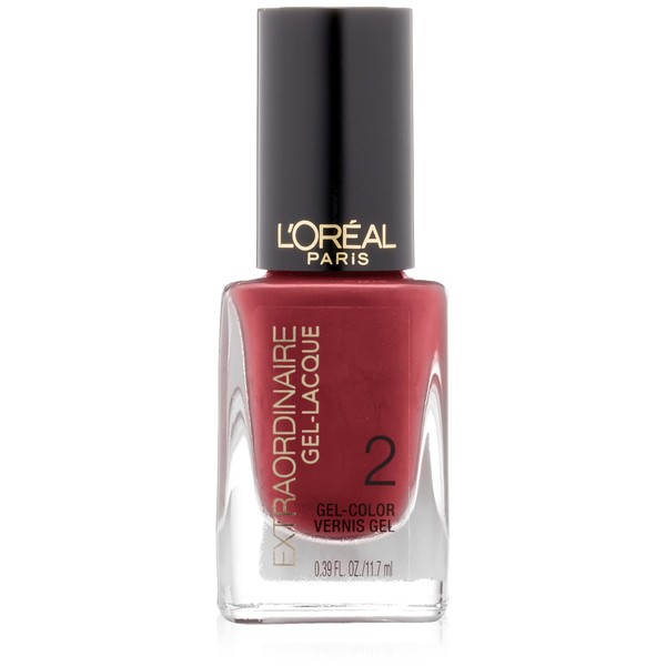 L'Oreal Paris Extraordinaire Gel-Lacque 1-2-3 Nail Color, Rose To The Occasion, 0.39 Fluid Ounce