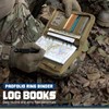WYNEX Tactical Notebook Padfolio Ring Binder - Refillable 6-Ring A6