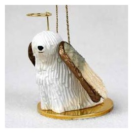 Komondor Angel Dog Ornament