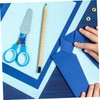 Gatuida 2pcs Leather Scissor Covers Protective Sleeves for Hairdressing Embroidery