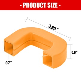BESTZHEYU Tow Hooks Covers Fit for 2019 2020 2021 2022 2023 2024 GMC Sierra 1500 Orange