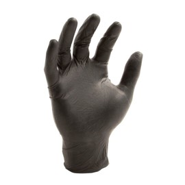 212 Performance Gloves NTG-05-008 Disposable Black Nitrile Gloves (Latex Free), Small