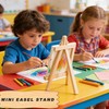 2Pcs Mini Easels Stand,Small Wooden Easel Canvas Stand for Display