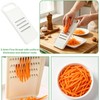 2pcs Julienne Peeler Set, Vegetable Grater, Carrot Grater & Cabbage