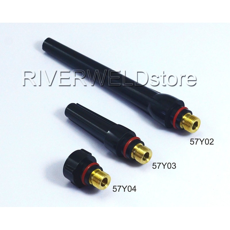 RIVERWELD TIG Back Cap 57Y02 57Y03 57Y04 Assorted size kit
