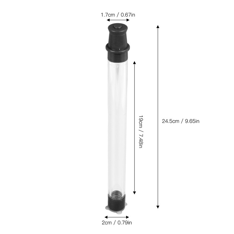 Shot Straw Leakproof Plastic Silicone Shot Straw Tube Reusable Portable