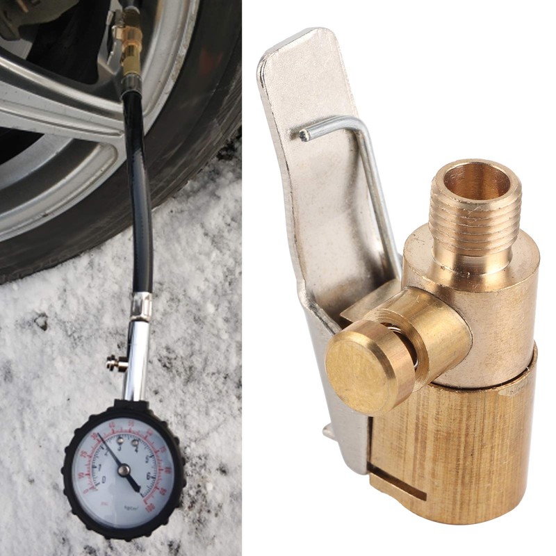 Luroze Mandril para inflar Llantas, Conveniente Conector de válvula de
