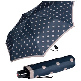 Knirps Slim Duomatic Pocket Umbrella with Automatic Open/Close Dot Art Ocean, Dot Art Ocean, Automatic pocket umbrella