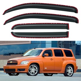 In-Channel Window Visors Rain Guards Shield for 2006-2011 Chevy HHR, Window Vent Wind Deflectors Visors Shades for 06-11 HHR
